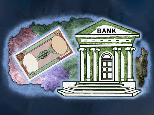 The Counterfeit Bank Logo